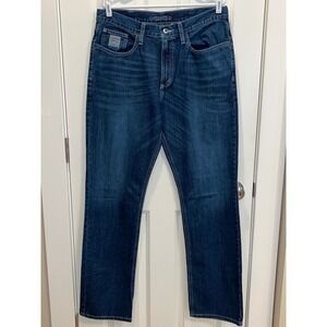 CINCH brand men's 35x34 Blue Label loose fit blue jeans